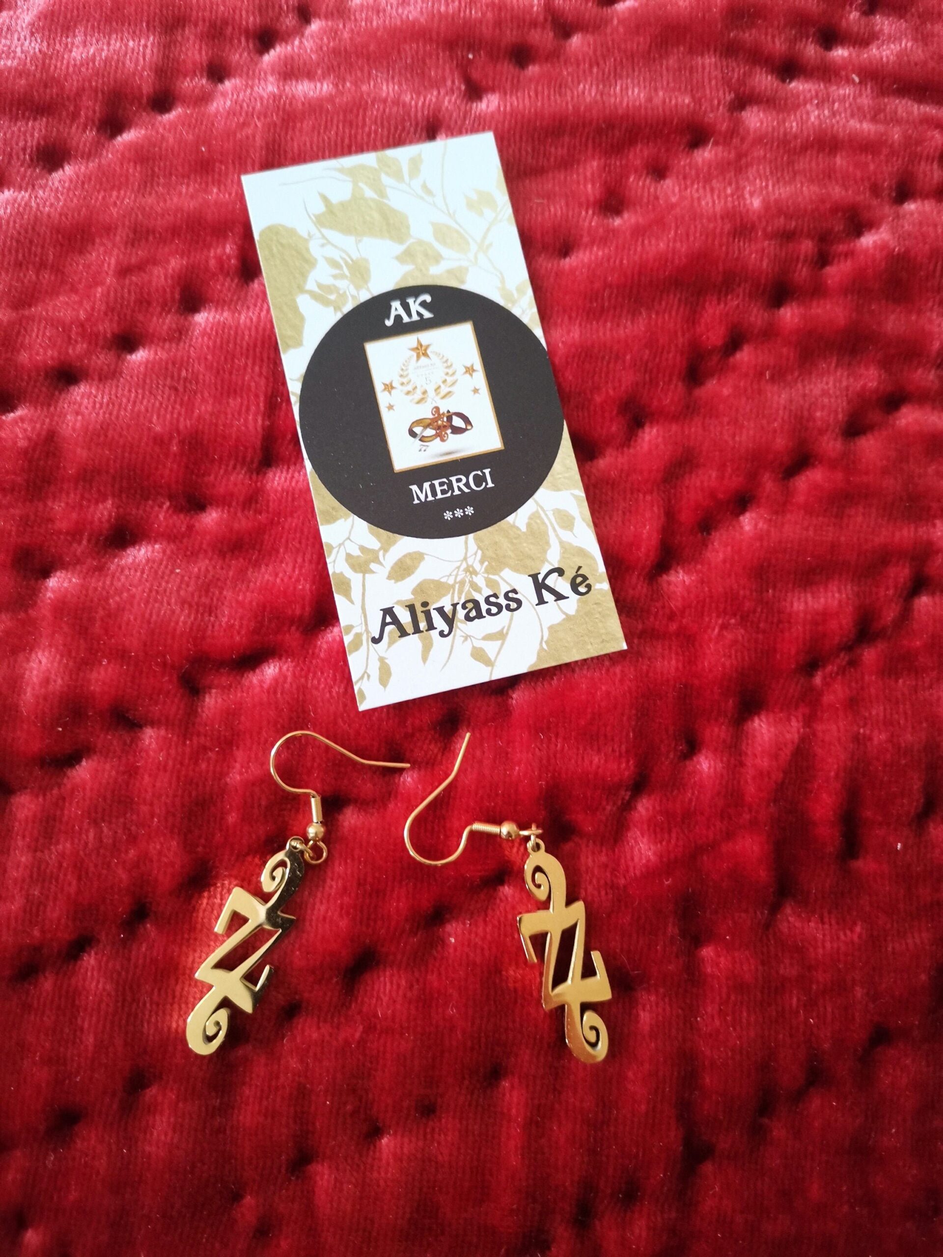Boucles d'oreilles Aliyass Ké - des bijoux à l'effigie des 77
