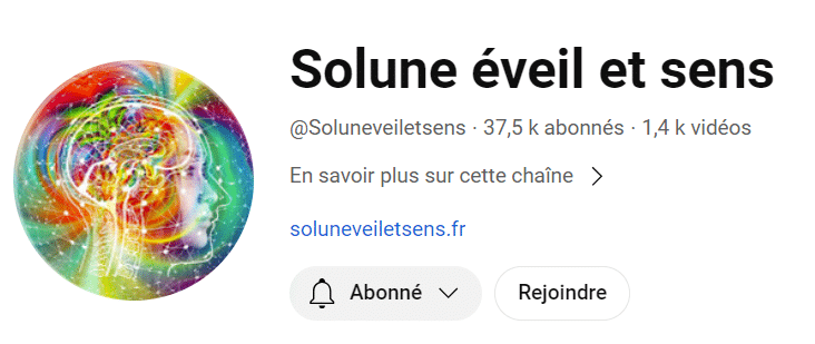 Chaîne Solune éveil et sens